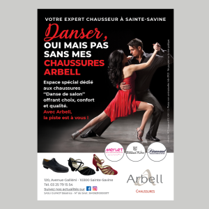Flyer chaussures de salon